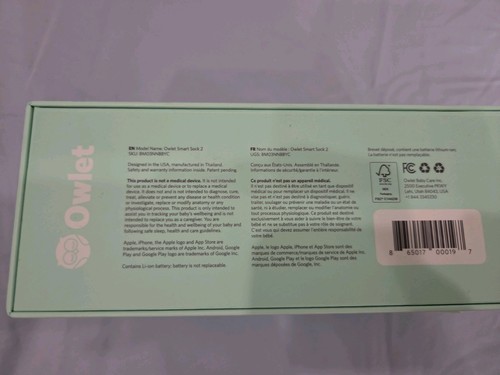 Owlet smart sock baby - sock, 2