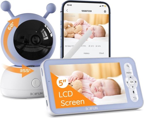 Boifun baby monitor camera - 5",
